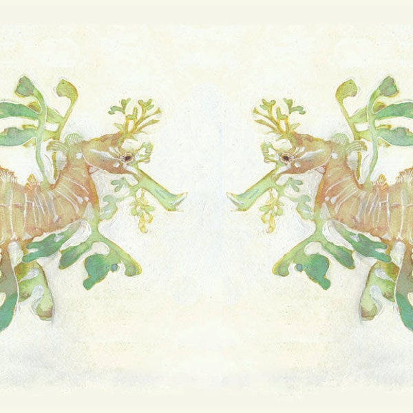 Leafy Sea Dragons - Print from my Original Painting - 8"x10" 5"x7", 9"x12" or 11"x14"- Archival Print