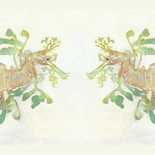 Leafy Sea Dragons - Print from my Original Painting - 8"x10" 5"x7", 9"x12" or 11"x14"- Archival Print