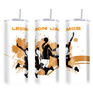 LeBron James Basketball Tumbler Wrap 20oz sublimation tumbler wrap jpg