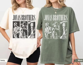 Vintage Jonas Brothers Shirt, Jonas Brother Merch, Retro Tour Shirt, Living The Dream Tour2025 Shirt, Baddies get Saddies, Merchandise Shirt