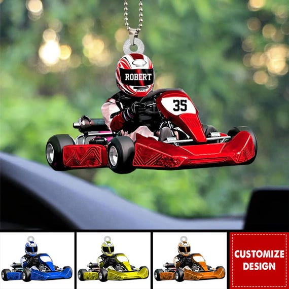 Personalized F1 Racing Car Christmas Ornament Flat2D, F1 Racing Car  Ornament, Christmas Gift For F1 Racing Lover, Custom Race Car with Name