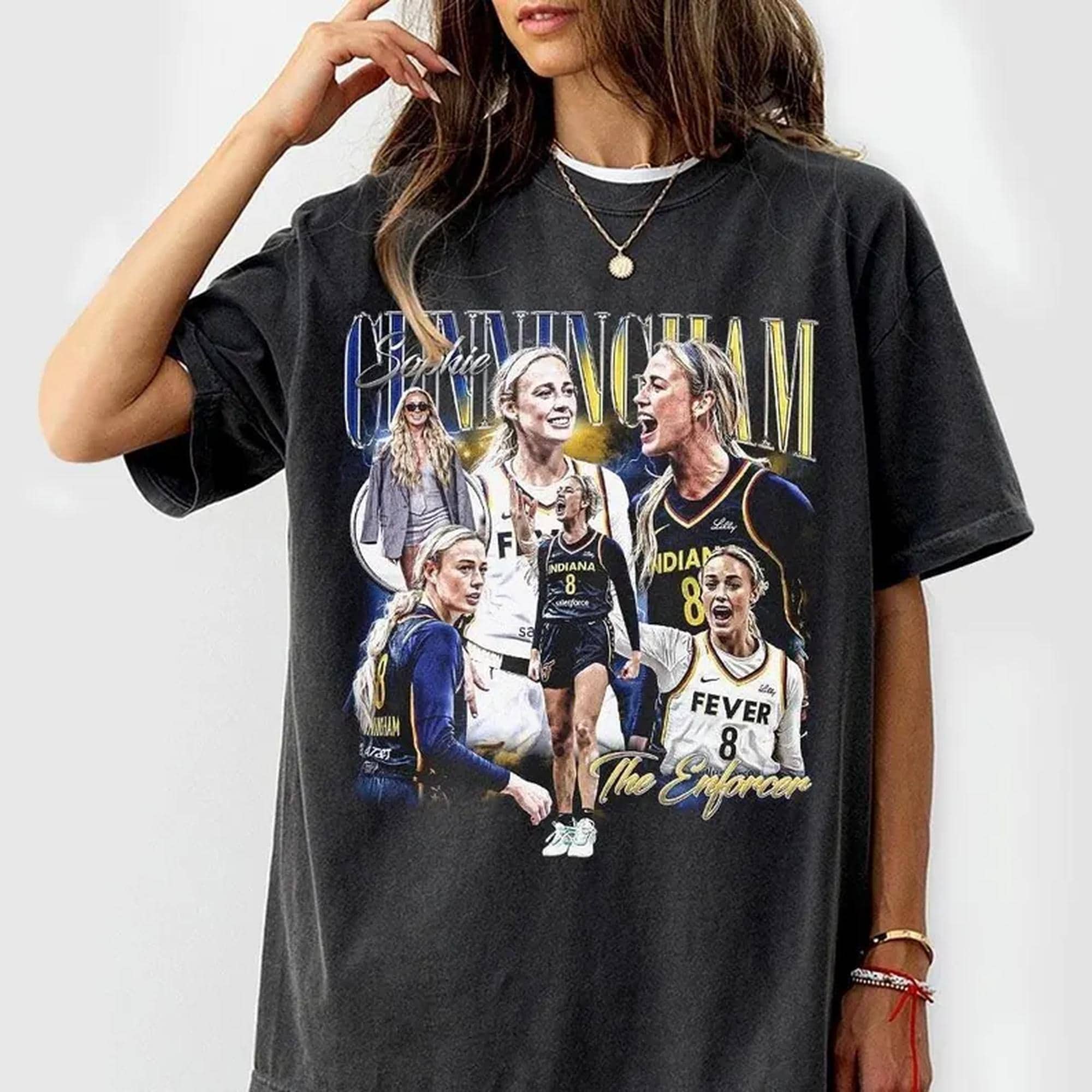Sophie Cunningham The Enforcer Basketball Bootleg Vintage Shirt, Vintage Basketball Shirt