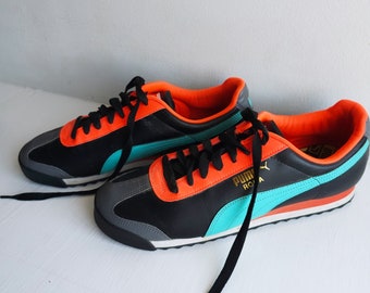 CoOl Neon Puma Tennis Shoes Sneakers