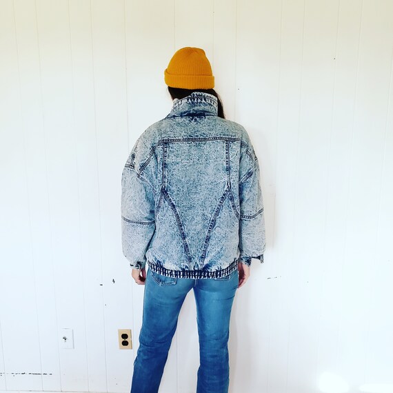 ★MAINBOOTH★Vintage Denim Puffer Jacket(BLUE)★正規品/人気 MUSINSA公式 | MAINBOOTH Vintage Denim Puffer Jacket(BLUE)