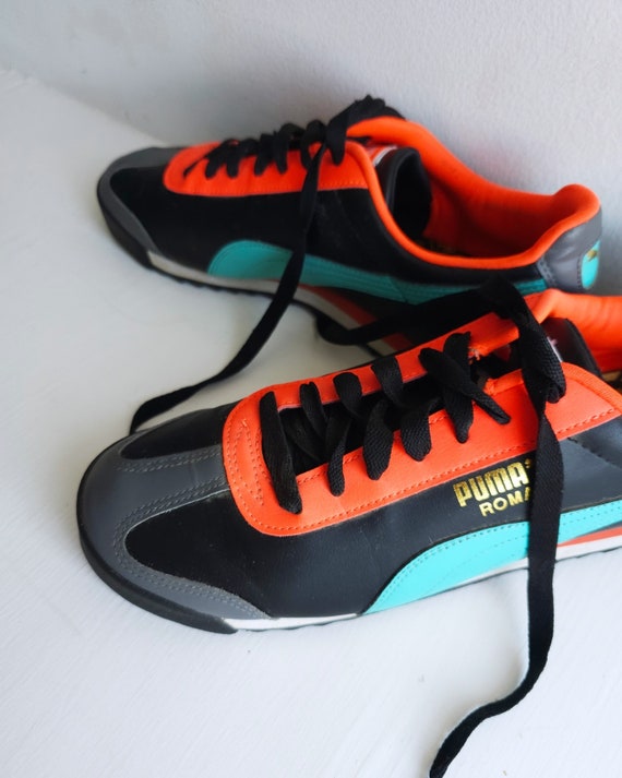 CoOl Neon Puma Tennis Shoes Sneakers - image 4