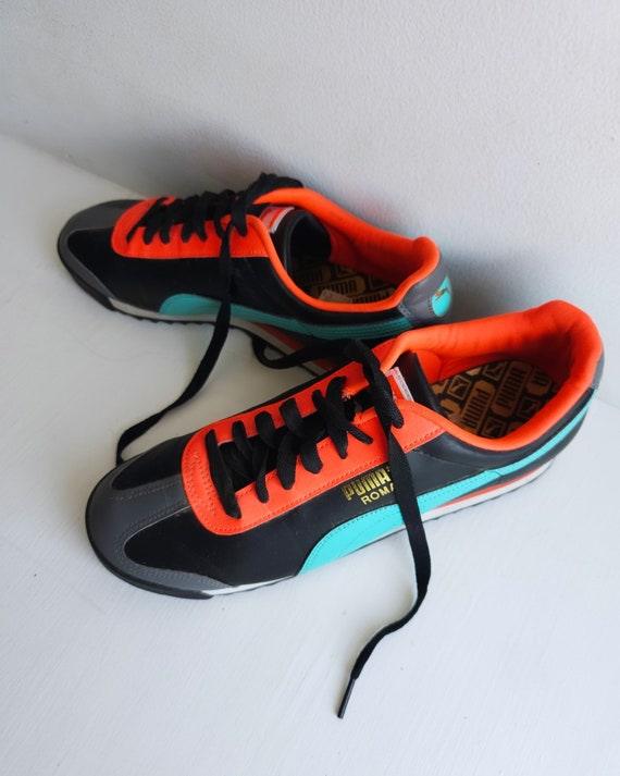 CoOl Neon Puma Tennis Shoes Sneakers - image 5