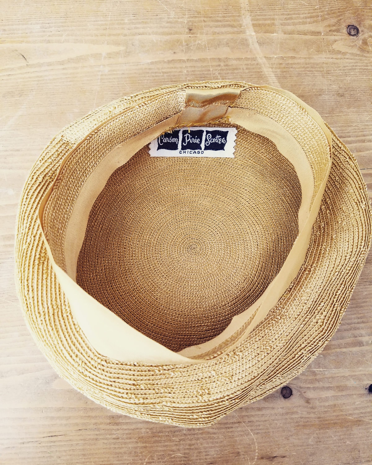 Funky 1960s Carson Pirie Scotte Gold Yellow Hat - Etsy display picture 2