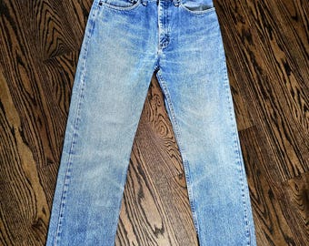 Classic 1990s y2k Vintage WRANGLER 31x32 Denim Jeans
