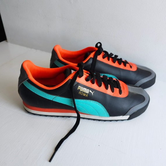 CoOl Neon Puma Tennis Shoes Sneakers - image 2