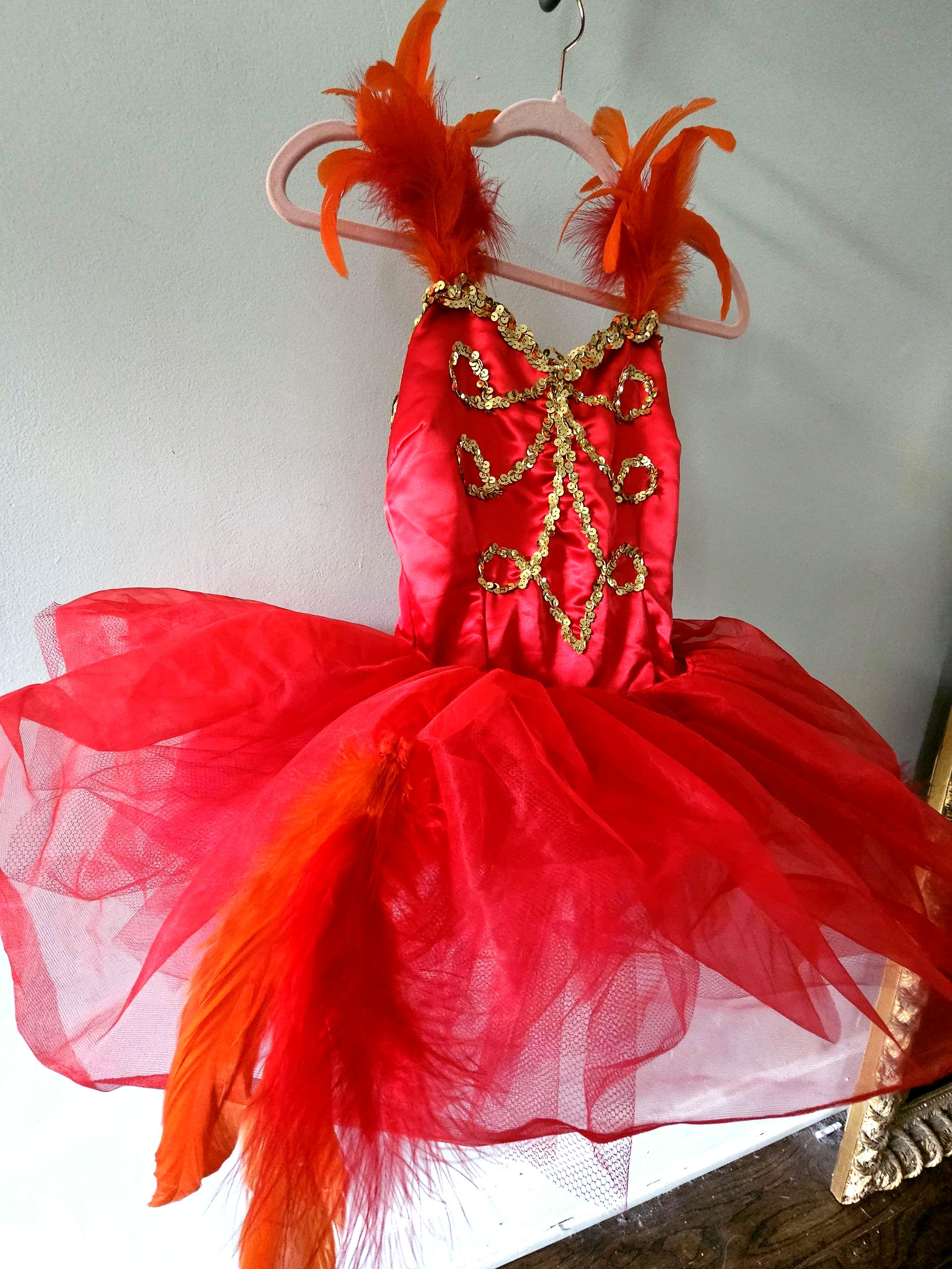 Dance Costume Women and Red Sequin - Etsy