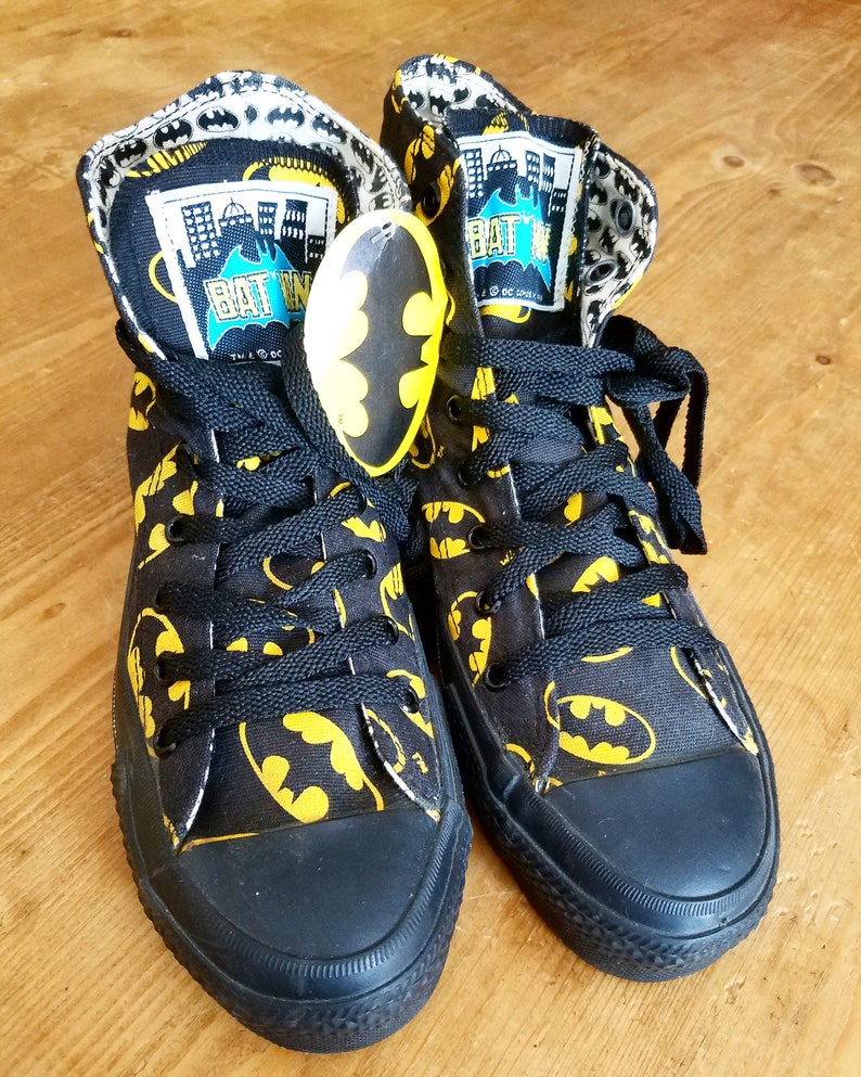 Awesome Vintage 1980s CHUCK TAYLOR Converse BATMAN Hi Top - Etsy