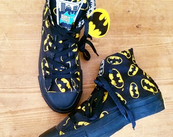 Batman Canvas★ 80s ヴィンテージスニーカー 美品 Converse,80s,MADE IN USA,ALL STAR,BATMAN,Hi,CANVAS,US7.5