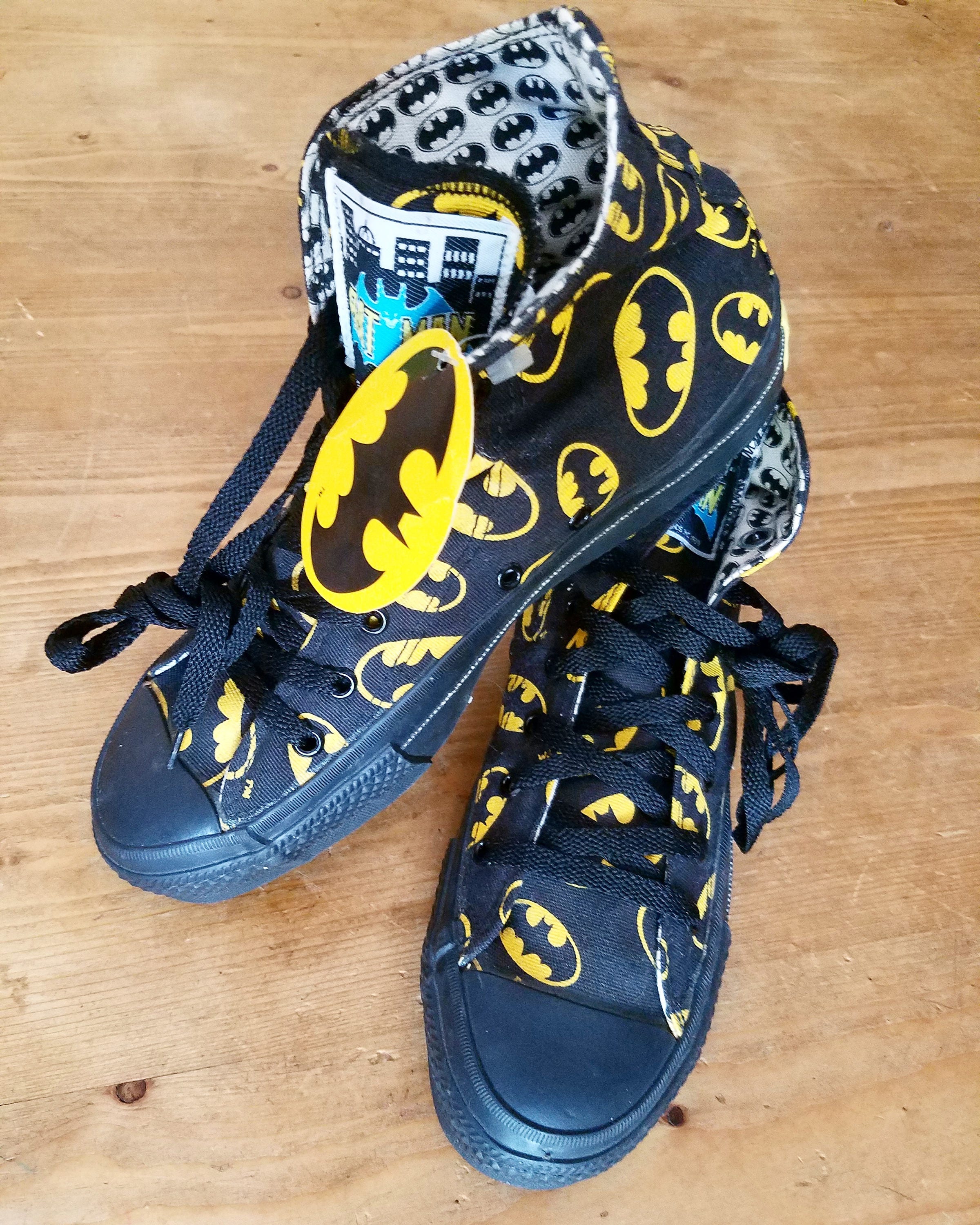 Batman Canvas★ 80s ヴィンテージスニーカー 美品 VINTAGE 1989 Converse Made In USA Batman DC Comics Sneakers
