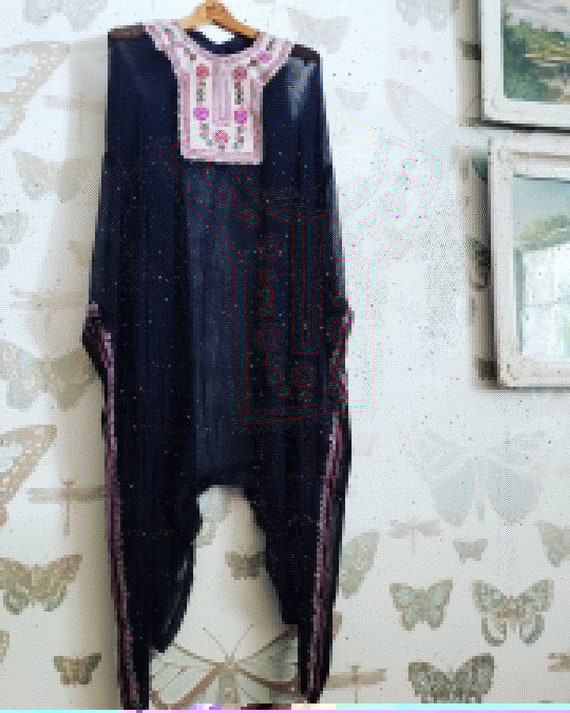 A M A Z I N G Vintage 1970s Boho Moroccan Robe Ja… - image 6