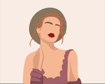 Custom Faceless Portrait: Family Illustration, Birthday Gift (Digital File