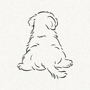 Custom pet illustration, Pet line drawing, Pet colorful portrait, Custom and personalized pet portrait, Pet Drawing, Pet portrait gift