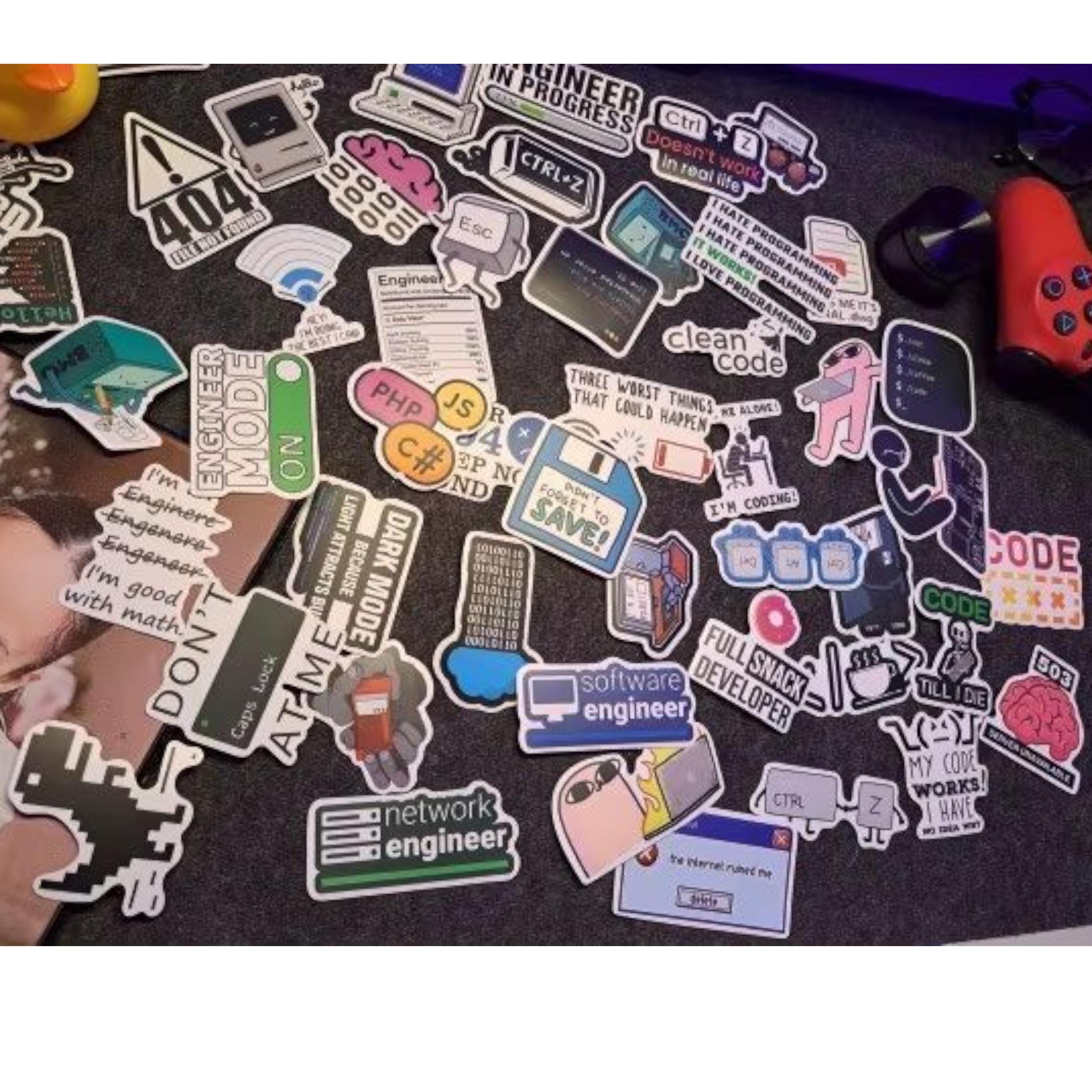 programming laptop stickers - etsy Images High Quality... 50PCS Cool IT Engineer Programming Stickers Coding Hacker Meme Vinyl ...