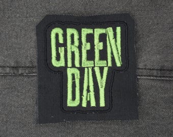 Green Day Embroidered Patch, Rock Band Logo
