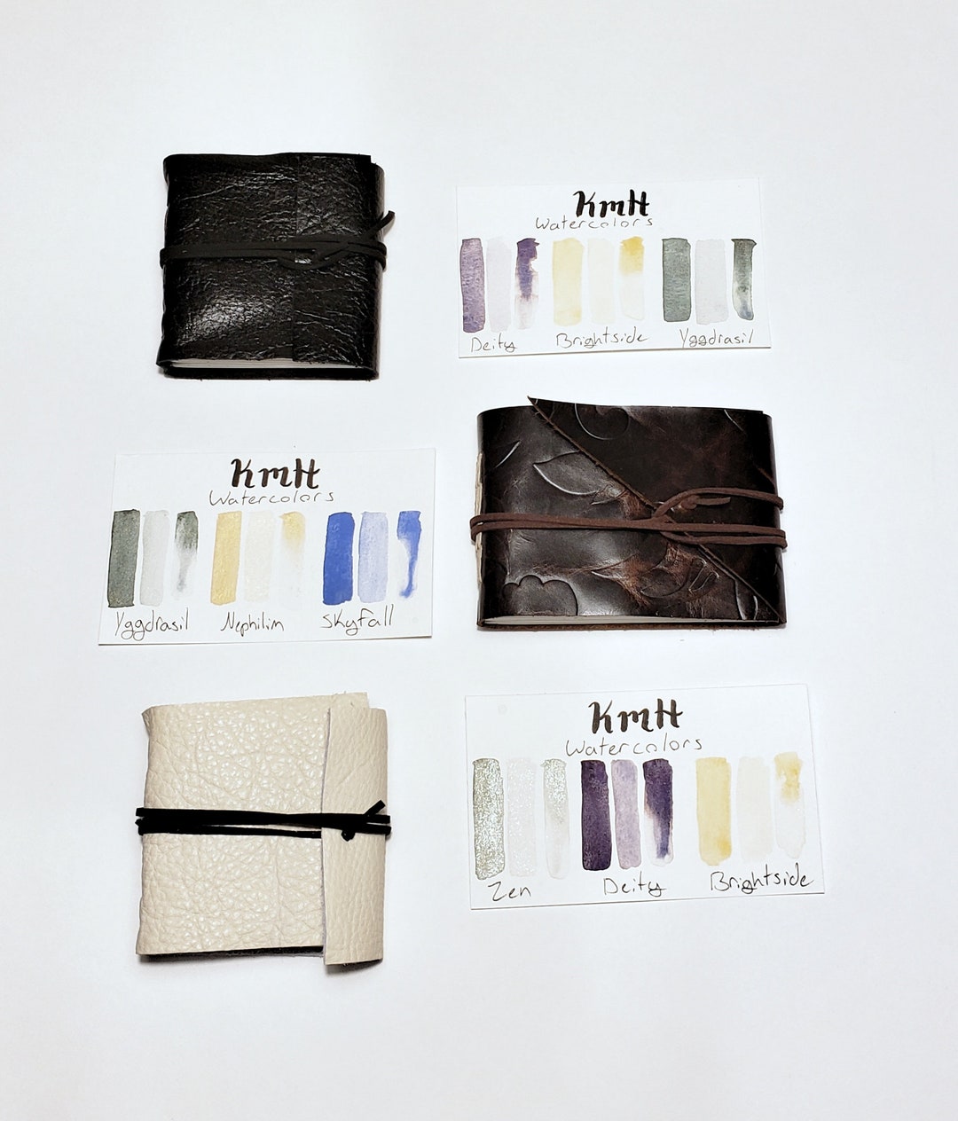 Artist Gift Box Leather Watercolor Journal and Paints Gift Set Artist