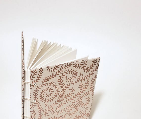 copper vines coptic stitch writing journal writing notebook etsy cute graph paper notebook