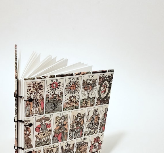 tarot card journal - witch notebook - witchcraft book - spellbook - book of shadows - witchcraft supply - pagan journal - wiccan notebook