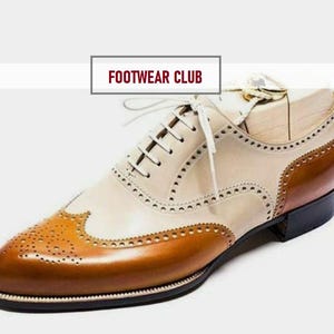 Two Tone Brown Shoes - Etsy display picture 2