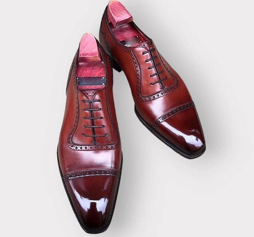 Handmade Men's Burgundy Leather Oxford Shoes: Formal Dress Shoes - Etsy Handmade Men's Burgundy Leather Oxford Shoes: Formal Dress Shoes - Etsy