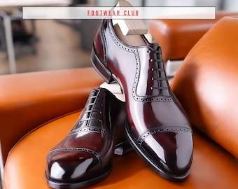 princess polly baby blue dress Handmade Men's Burgundy Leather Oxford Shoe – Toe-cap Dress Shoes, Lace-up  Formal Footwear for Business, Office & Party Wear