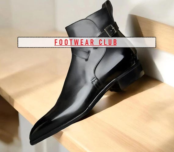 mens formal dress boots Autumn Chestnut Chelsea Boots – Luxury Men's Leather Footwear. – HolloMen main image 1