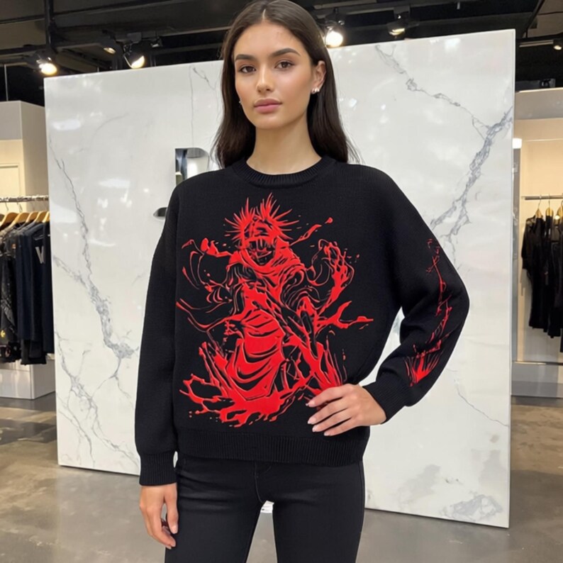 Jujutsu Kaisen Choso Knit Sweater Unique and Fashionable Japanese
