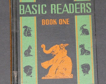 M 1936 Elson-Gray Basic Readers Book One - rare early Dick and Jane schoolbook