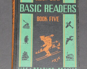 M 1936 Elson-Gray Basic Readers Book Five - early Dick and Jane series schoolbook