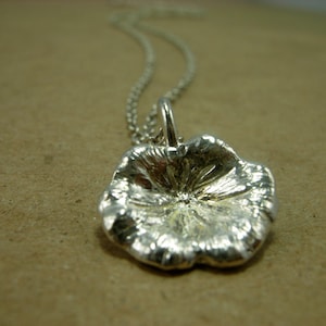 Lotus Leaf Pendant Necklace image 1