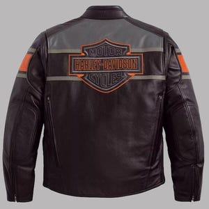 Vintage Harley Davidson Varsity Jacket - Etsy