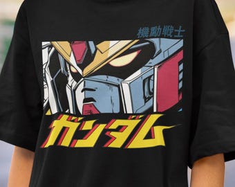 Unisex, Gundam Shirt, 90s Anime Shirt, Vintage Shirt, Robot Anime Lovers Tee, Anime GIFT, Japanese Manga Tshirt, Retro Gundam Anime Shirt