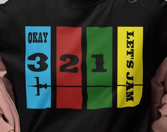 Okay Lets Jam Vintage 90s Anime Shirt: Retro Manga T-shirt, for 90s Anime Lovers GIFT, Whatever Happens Tshirt, Let's Jam Anime Unisex Shirt