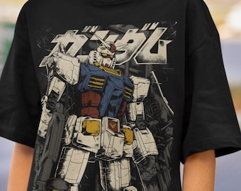 Unisex, Gundam Shirt, 90s Anime Shirt, Vintage Shirt, Robot Anime Lovers Tee, Anime T-shirt, Japanese Manga Tshirt, Retro Gundam Anime Shirt