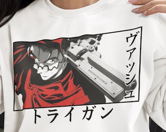 Unisex, Anime Sweater, 90s Anime Vintage T-shirt, Otaku Ropa, Japanese Love and Piece Anime, Manga Sweat, Anime Merch Gift Lovers Sweatshirt