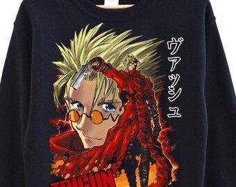 Unisex, Anime Sweater, 90s Anime Vintage Sweater, Otaku Ropa Japanese Love and Piece Anime Tee, Funny Manga, Anime Gift Lovers Sweatshirt