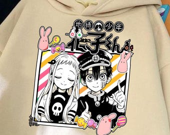 Hanako Kun Anime Hoodie, Yashiro Nene Manga Shirt, Toilettengebundenes Hanako Kun Shirt, Japanisches Otaku Geschenk TBHK Supernatural Schule Unisex Hoodie