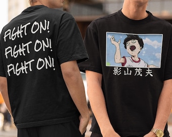 Unisex, Mob Psyhco 100 Back Shirt, PsychoHelmet Anime Shirt, Funny Shigeo Running Japanese Anime Otaku GIFT, Psycho Manga, Psyhco 100 Tshirt