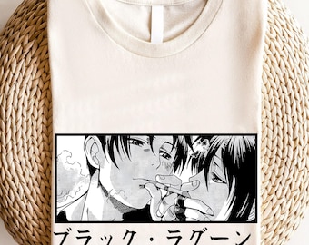 Unisex Black Lagoon Anime Shirt, 90s Anime TShirt, Revy Manga Shirt, Waifu GIFT Shirt, Balalaika, Japanese Anime Black Lagoon Unisex T-Shirt
