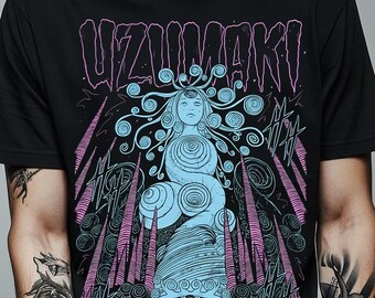 90s Anime Manga Creepy Girl Shirt: Tomie Anime Horror Shirt, Japanese Dark Anime T-Shirt, Girl Eyes Shirt, Gothic Manga Horror Unisex shirt