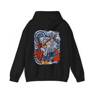 Sudadera unisex con capucha Gundam, camiseta de anime de los 90, camiseta vintage, para amantes del anime robot, camiseta de anime, manga japonés, sudadera con capucha retro de Gundam. imagen 4