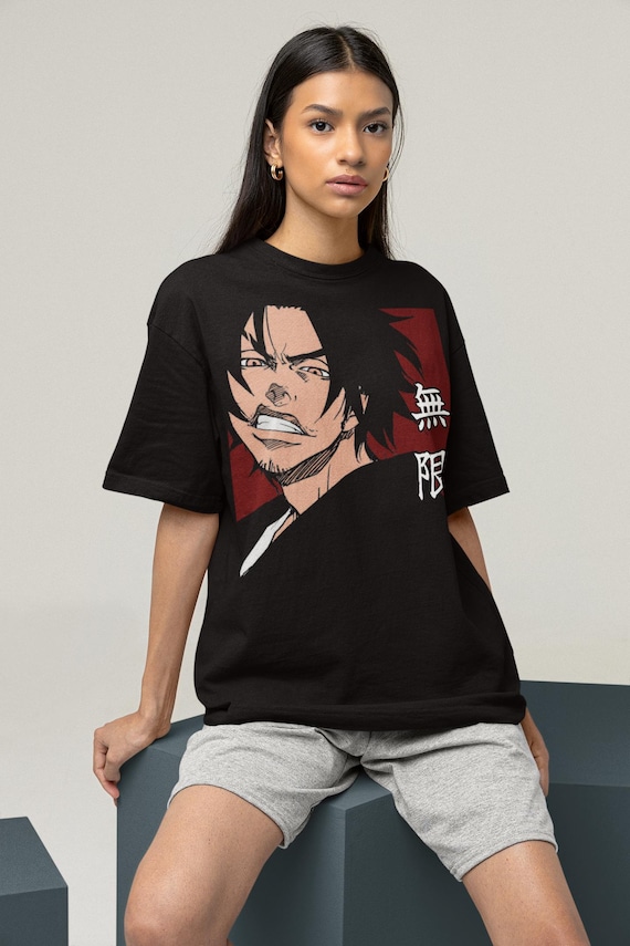 Unisex, Samurai Champloo Anime Shirt: Sunflower Samurai, Jin 
