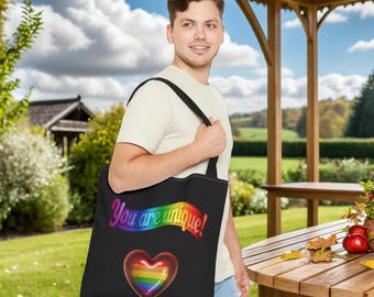 Bolsa de tela Rainbow Pride: Diseño LGBTQ+ único