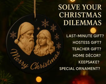 ¡Resuelve tus dilemas de regalos y decoración navideña con un elegante adorno!