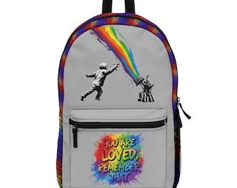 Rainbow Pride-rugzak - kleurrijke boekentas gelijkheid - LGBTQ+ reistas