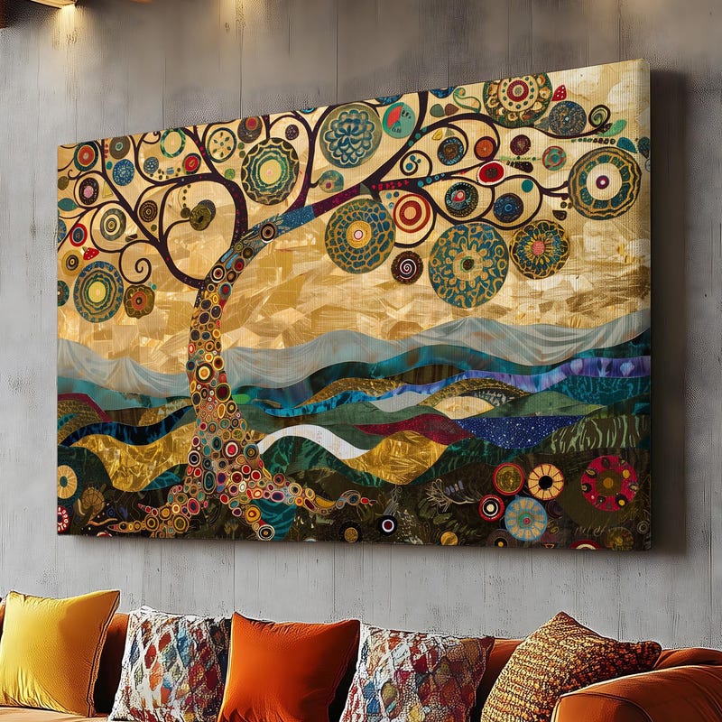 Tree of Life Canvas Wall Art - Etsy