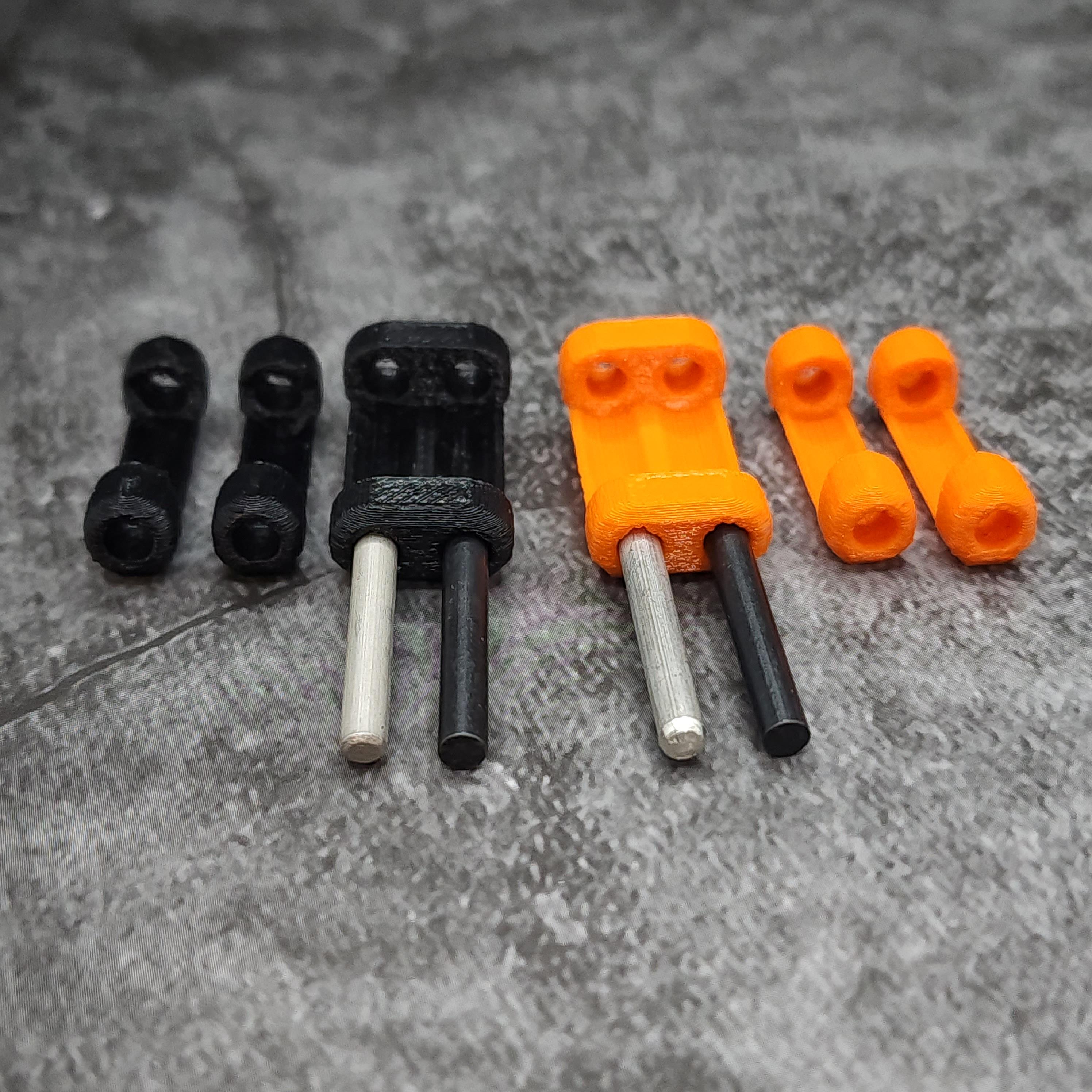 Start Rods Bit Fire Starting Hinge Kit for Bit Kit - Ferrocerium and Magnesium Rods ...